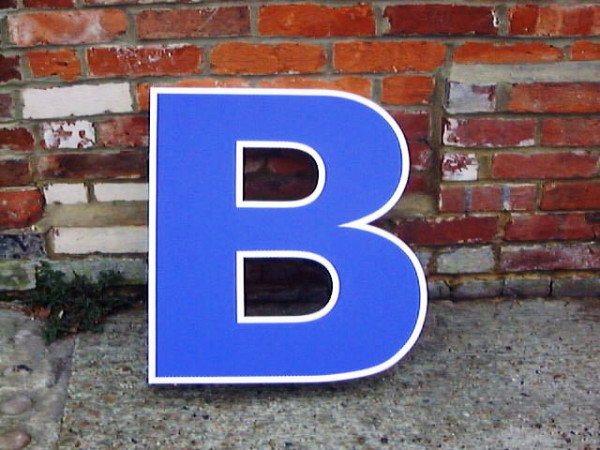 Letter B Built Up Illuminated