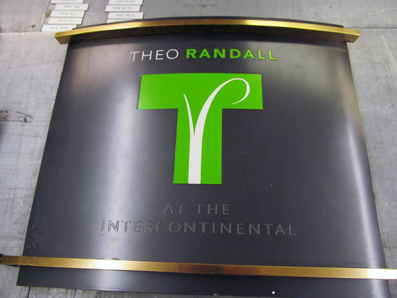 Hotel Reception Sign for Intercontinental