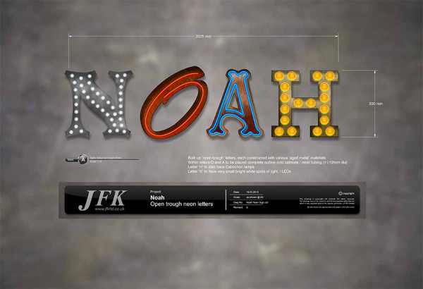 Signage Design for Noah